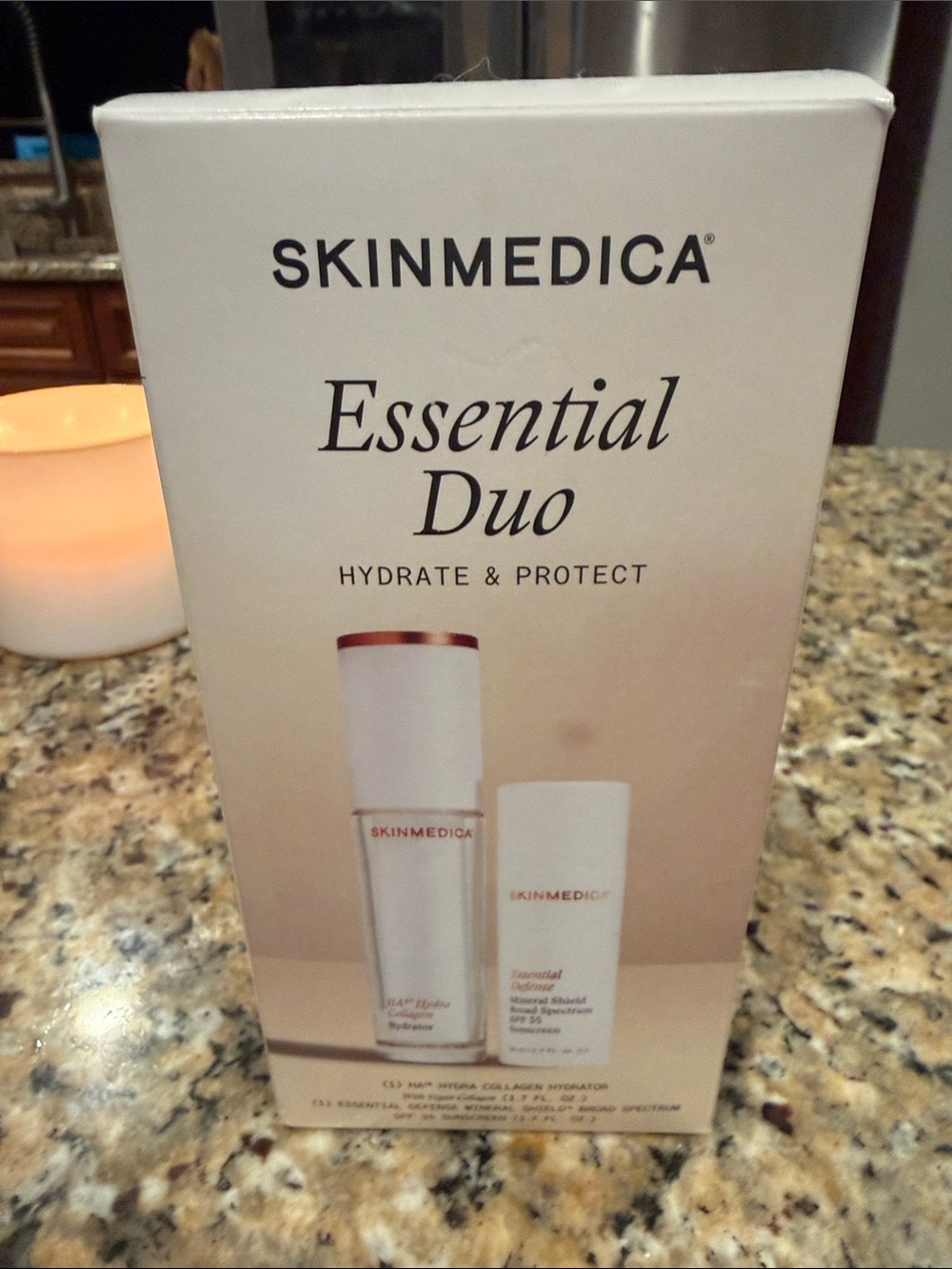 SkinMedica Essential Duo Hydrate & Protect set NEW 1.7oz sunscreen